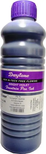 Daytone Fountain Pen Ink Violet 500 Ml. Pack of 2