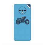GADGETSWRAP Printed Vinyl Skin Sticker for Oneplus 7T - Motorcycle Minimalism