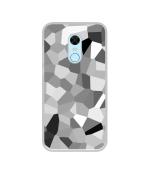 Casotec Black & White Mathematical Shape Design Printed Silicon Soft TPU Back Case Cover for Xiaomi Redmi Note 5