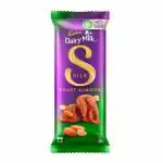 Cadbury Silk Roast Almond Chocolate Bar, 143 g Pack of 2+Air Tight Storage Box