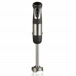 HEMIZA HAND BLENDER with Powerful Super Silent Variable Speed and Turbo Function| Stainless Steel Blade & Detachable Stem, (Black/Silver)