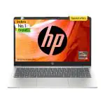 HP Laptop 14, -AMD Ryzen 5 7520U, 14-Inch (35.6 Cm), FHD, 8GB LPDDR5, 512GB SSD, AMD Radeon Graphics, FHD CamERa W/Privacy ShuttER, Backlit Keyboard (Win 11, MSO 2021, Silver, 1.4 Kg), EM0026AU