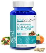 Biovitalia Organics Plant Based Collagen Builder for Joints & Bones and Enhance Your Digestion. (60 Capsules)