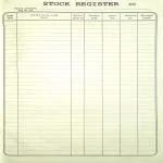 ATISHAY Stock Book Register/Inventory Accounting/Ledger Green Color - 250 Pages - 32 cm x 20 cm Ideal for Institutes, Shops, Offices (Pack of 1)