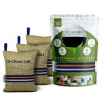 Dr. CHARCOAL Non Electric Air Purifiers, Modish Khaki (Pack Of 3 X 500 g)
