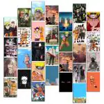 Kitty Cat Naruto Collection Aesthetic Wall Collage Kit || 30 Unique Poster Set + Free Tape, 4x6in Each, Posters: Dorm, Hostel Essential, Aesthetic Room Decor