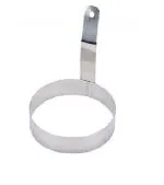 Dynore Stainless Steel Round Egg Ring with Handle Medium- 5 inch