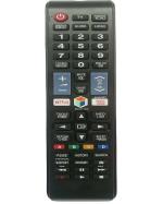 NixGlobal RM-D1078 AA59-00432A BN59-005000A AA59-00446A with Netflix and Prime Video Remote Compatible with SAMSUNG SMART LED LCD HDTV UHD TV Remote Controller (Black)