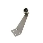 BTL Overhead Door Stopper for Left Hand with Rubber ( Overhead Top Jamb Mounted Door Stopper)(Stainless Steel 304)(Pack of 1 Piece)(BDF-DS-3L)