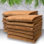 Sassoon Peanut Microfiber Cleaning Cloth 40 x 40 cm (Pack of 12)