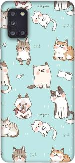 Siyapa Samsung Galaxy A31 Multicolor Plastic Back Cover