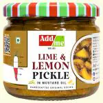 Add me Lemon Pickle in mustard oil 300 gm | chatpata nimbu ka achar lime pickles 300g Glass Pack