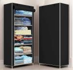 KEEKOS Black Square Multipurpose Foldable Collapsible Wardrobe Organizer