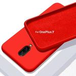 Realcase Red Silicone Back Cover Case For Oneplus 7
