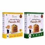 Naturelish Multi-Millet & Oats-Ragi Banana pancake Mix Pack of 2 - 200gm each