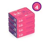 Feals Cotton Ear Buds Cotton Swabs, Eco-Packaged, Chemical Free, Biodegradable | 100 Paper Stem, 200 Cotton Swabs Per Pack {Pack of 4} (400 Sticks, 800 Swabs)