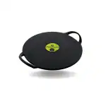 Trilonium Triple-Seasoned Iron Boulder Mini oothapam Dosa Tawa 24 cms, 2.1 Kgs