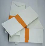 KRASHTIC Envelop Paper White 9x4 Size Envelope For Home,& Office (Pack of 50)