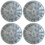 PRIGAN 17 Inch Silver Wheel Cover, for All 17 Inch Cars Like Scorpio, XUV 500 and XUV 700(Set of 4 Pcs) (Press Fitting) Model- XUV 700 Silver