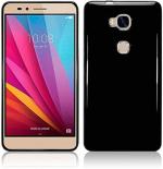 Shagya Honor 5X Black Silicon Back Cover Case (Set Of 2)