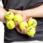 Vifitkit Cricket Ball, Tennis Ball for Cricket Tournament, ITF Approved, Rubber, Waterproof Technology, Street Match Cricket Ball, Tennis Ball for Lawn Cricket, Soft Balls