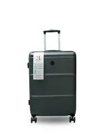 Genex Impact Resistant Polycarbonate 28 Inch Jimny Suitcase with 3-Digit Lock Expandable Overnighter & Briefcase Suitcase 4 Wheels (Grey)