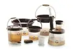 Liza Plastic Deluxe Elegance Bathroom Set (Set of 9, Brown, Rio)