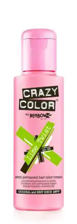 Crazy Color Lime Twist Semi Permanent Hair Colour, 100 ML