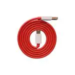 Crossvolt Frexcez Red Dash Type C Fast Charging Cable Compatible For All C Type Devices