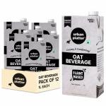 Urban Platter Oat Beverage, 1L (Pack of 12) (OatWOW | Plant Based | Barista Grade | Daily Pantry Essential | Creamy and Delicious)