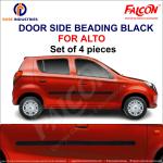 FALCON CAR DOOR SIDE BEADING IN BLACK FOR USE IN ALTO