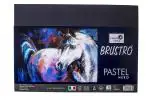 Brustro Black Artists Pastel Paper 160 GSM A3 Nero (Pack Of 12)
