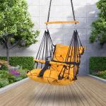 Windson Craft Lemon Cotton Foldable And Washable Swing Chair With Safety For 1-5 Years