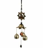 SmartCraft Wind Bell- small Metal and Wooden Wind Chimes for Good Luck Home Positive Energy