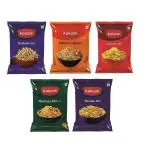 Aakash Namkeen Special Sev, Bhujia And Mixture Combo 150g Each (Pack Of 5)