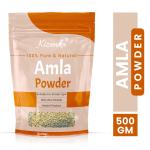 KIZENKA 100% Natural Amla Powder - For Shiny Looking Hair - 500g(Pack of 1)