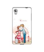 Casotec Boy Kissing Girl Design Printed Silicon Soft TPU Back Case Cover for Vivo Y15S