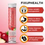 Fixuphealth Apple cider vinegar with the mother Vitamin B6 B12 Tablets Pack of 4