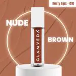 Glamveda Always On Matte Liquid Lipstick Mini (Rusty Lips - 010) - 1.2ml | 12 Hour Stay, Transferproof, Smudge Proof