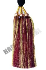 HARSHITANJAL Punjabi Paranda Parandi Choti Braid Tassles Hair Accessories for Girls and Women, Brown