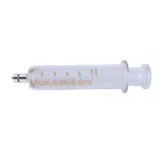 Truth Laboratory Interchangeable Glass Syringe Metal Luer Lock Tip 100ml (Pack of 1)