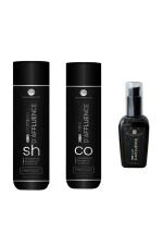Orangewood Trio D Affluence Compact Cool Shampoo, Treatment, Oil 1000ml (Pack of 3)