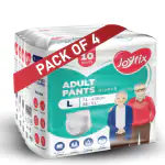 Joyfix Adult Diapers | Pant Style | Waist Size 71-130 cm (28