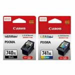 Canon Combo 740 XL & 741 XL Ink Cartridge [Set of 2 Cartridge] (Pg 740XL & Cl 741XL) Black & Color