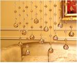 NP Gold Crystal Bead Curtain, 4 ft (Pack Of 10)