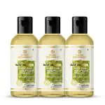 Khadi Organique Olive Oil For Skin & Hair (Pack of 3) 300 ml