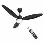 DIGISMART Autum Mark-1 BLDC Motor Fan 1200 MM (28 Watts) LED Light |Remote| 3 Blades 380 RPM High Speed Ceiling Fan (SMOKE BROWN)