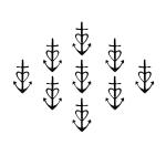 Comet Busters Trendy Black Bindis (BIN1085) Pack of 1