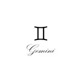 SIMPLY INKED Gemini Astrology Temporary Tattoo, Letter & Zodiac symbol Tattoo for all (Gemini Astrology Tattoo)