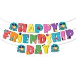 Festiko Happy Friendship Day Banner With Ribbon